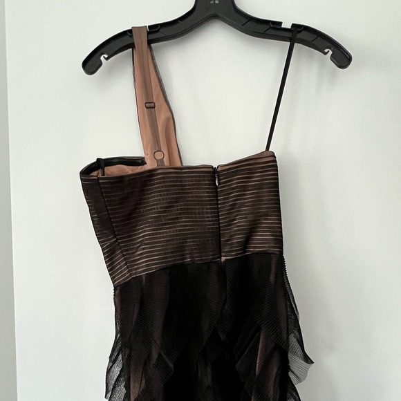 Black BCBGMaxAzria mini dress in size 4- worn once - Picture 3 of 6
